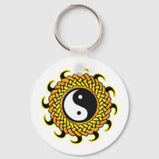 Porte-clés Yin Yang Braided Sun