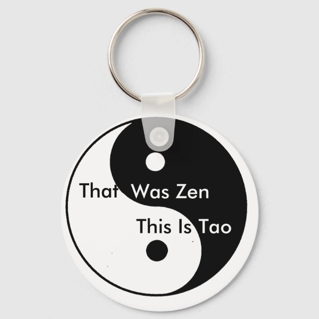 Porte-clés Yin__Yang, C'Était Zen, C'Est, Tao (Recto)