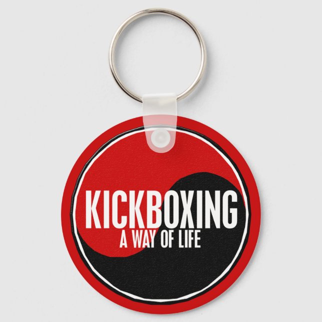 Porte-clés Yin Yang Kickboxing 1 (Recto)