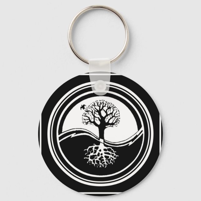 Porte-clés Yin Yang Tree (Recto)