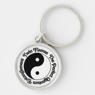 Porte-clés Yin Yang Twin Flames Quantum