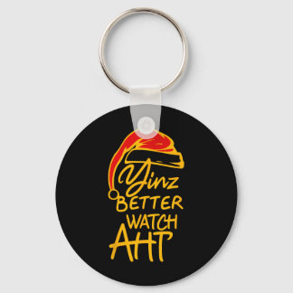 Porte-clés Yinzer Noël Pittsburgh Santa Yinz Mieux Regarder