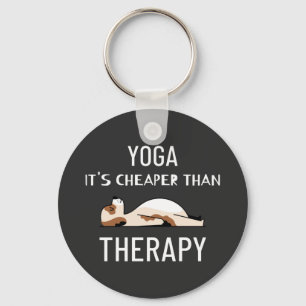 Porte-clés Yoga C'est moins cher que la thérapie