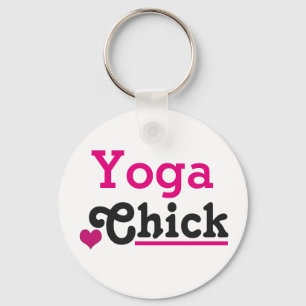 Porte-clés Yoga chick