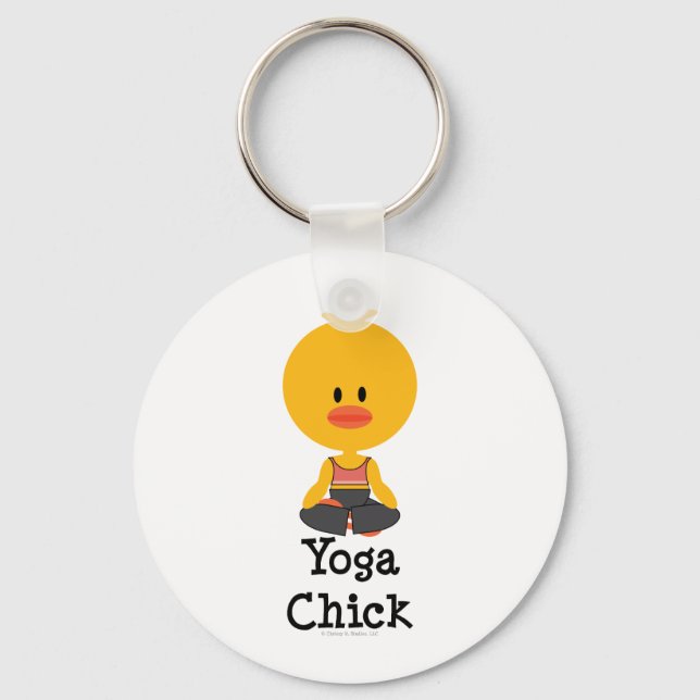 Porte-clés Yoga Chick Porte - clé (Recto)