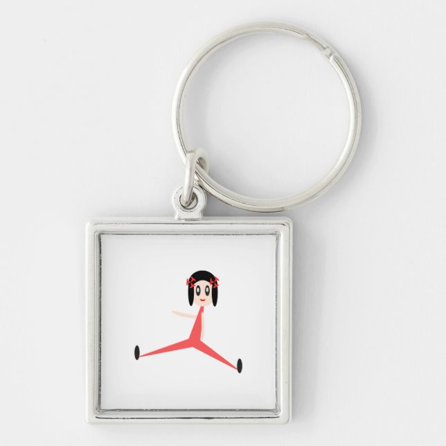 Porte-clés "Yoga Diva" (Devant)