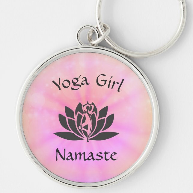 Porte-clés Yoga Girl (Devant)