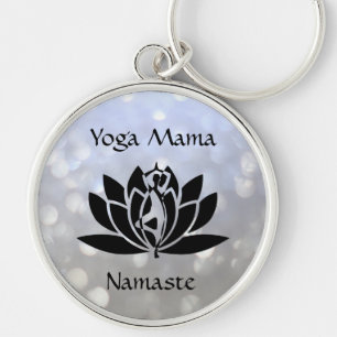 Porte-clés Yoga Mama