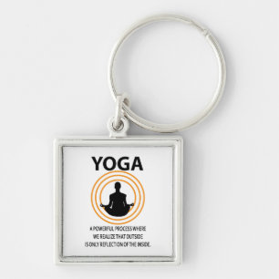 Porte-clés Yoga Méditation Yoga