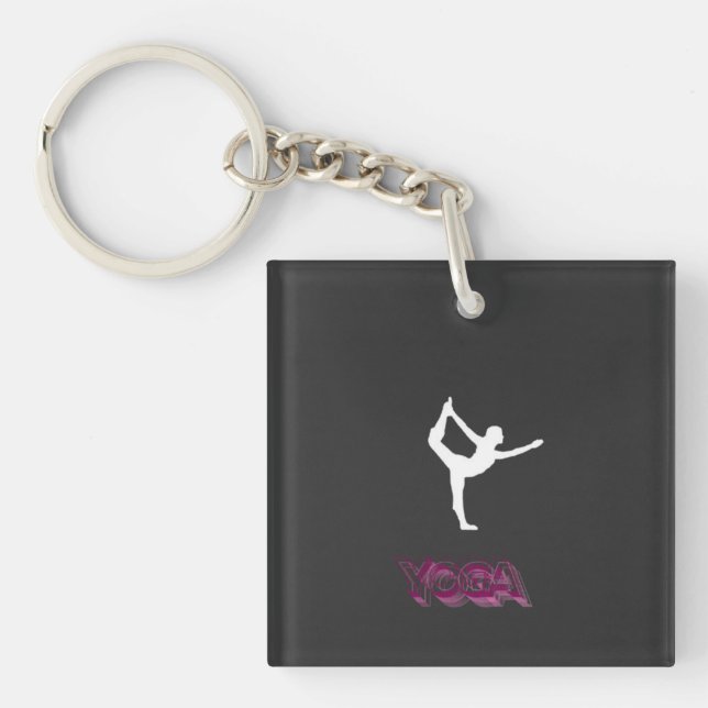 Porte-clés Yoga sports 1 (Devant)