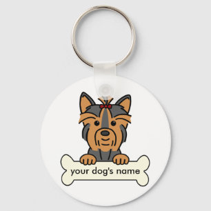 Porte-clés Yorkie personnalisé