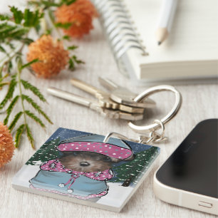 Porte-clés Yorkie Poo