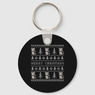 Porte-clés Yorkshire Terrier laide de Noël Sweat Funny Chien