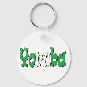 Porte-clés Yoruba (Drapeau nigérian)