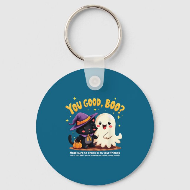 Porte-clés You Good, Boo_ Suicide Prevention Halloween Mental (Recto)