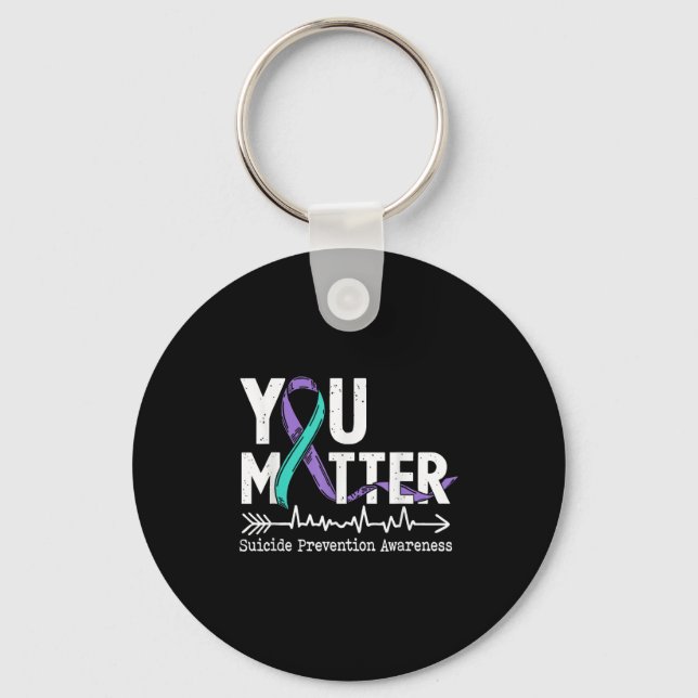 Porte-clés You Semicolon Suicide Prevention Awareness Week  (Recto)