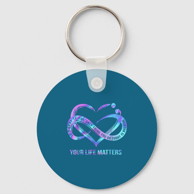 Porte-clés Your Life S Suicide Prevention Awareness Stay  (Recto)