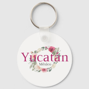 Porte-clés Yucatan Mexique Destination de Voyage Demoiselle d