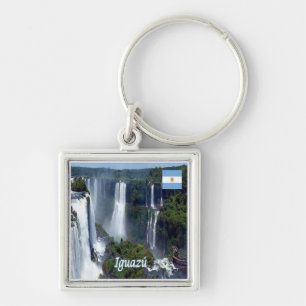 Porte-clés zAR029 IGUAZU FALLS, Argentine, Amérique,