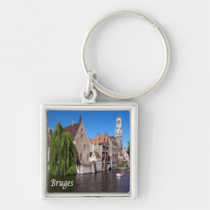 Porte-clés zBE052 canal BRUGES, Belgique,