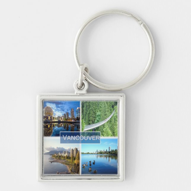 Porte-clés zCA008 VANCOUVER mosaïque, Canada, Amérique, (Devant)