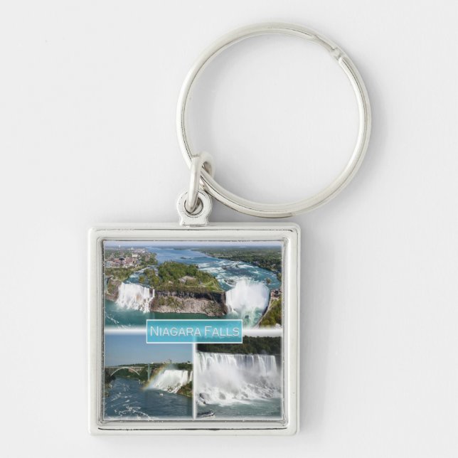 Porte-clés zCA012 NIAGARA TOMBE du pont Rainbow, (Devant)