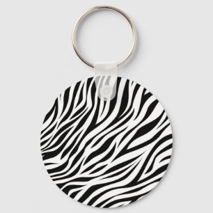 Porte-clés Zebra Animal Skin Imprimer Motif-15391