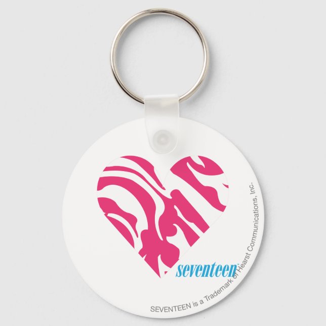 Porte-clés Zebra Magenta 2 (Recto)