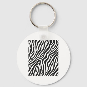 Porte-clés Zebra Pattern amusant graphique