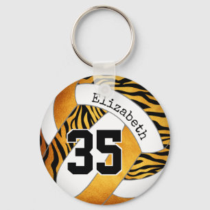 Porte-clés zèbre rayures personnalisées volleyball