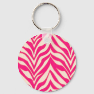 Porte-clés Zèbre rose