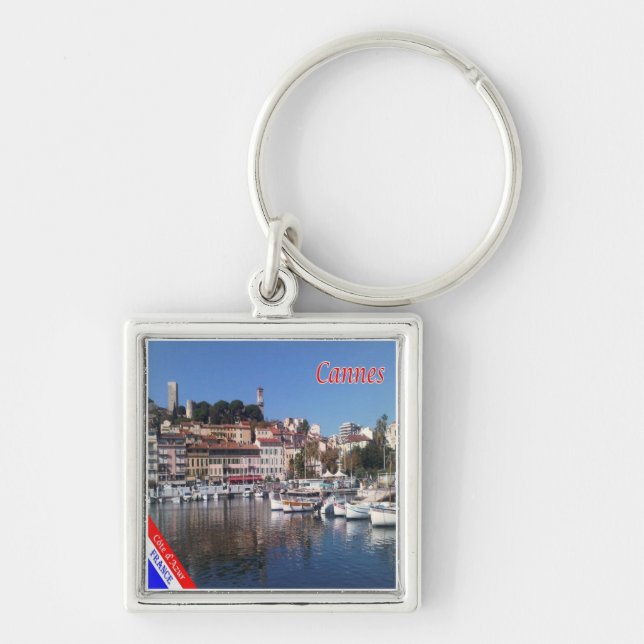 Porte-clés zFR151 CANNES, Côte d'Azur, France (Devant)