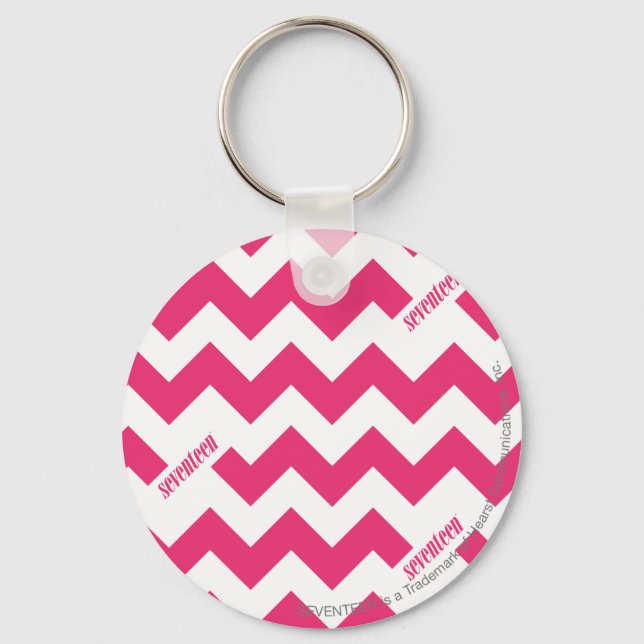 Porte-clés ZigZag Magenta (Recto)