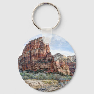 Porte-clés Zion National Park Angels Landing - Peinture numér