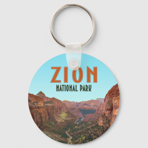 Porte-clés Zion National Park Utah Vintage