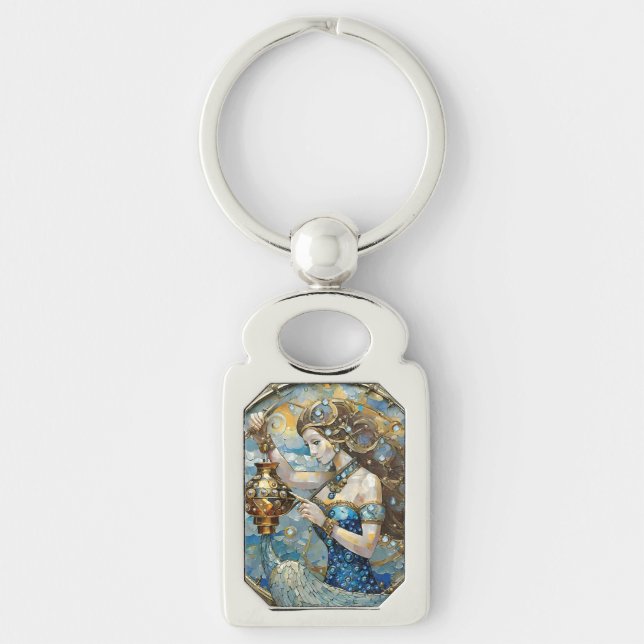 Porte-clés Zodiac - Aquarius Le Porteur D'Eau (Devant)