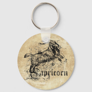 Porte-clés Zodiaque Capricorne Vintage