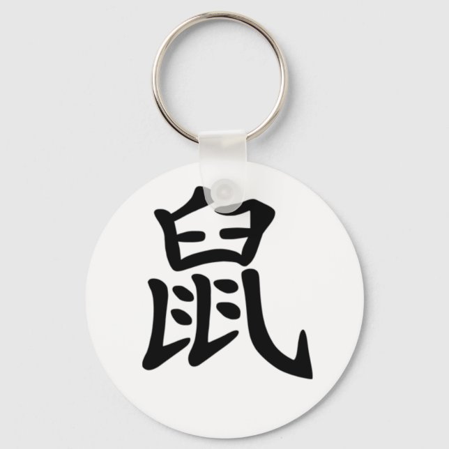 Porte-clés Zodiaque chinois - Rat (Recto)