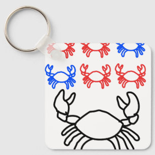 Porte-clés Zodiaque Crabe Élégant – Symbole du Can