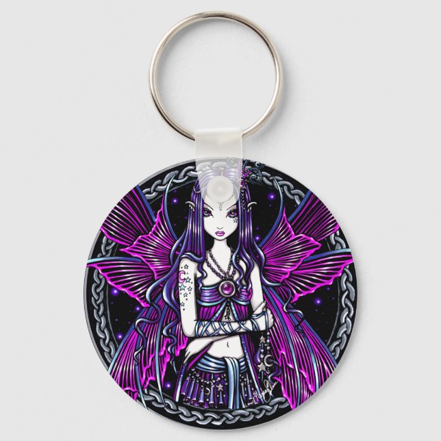 Porte-clés Zoe Pink Moon & Stars Porte - clé de fée (Recto)