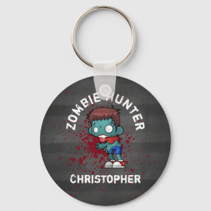 Porte-clés Zombie Hunter with Blood Splatter Creepy