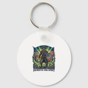Porte-clés Zombie Patriotique Général Zombie Patriotique Apoc