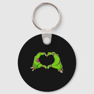 Porte-clés Zombies cardiaques Halloween Amour drôle Horreur H