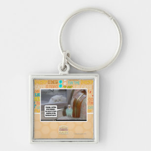 Porte-clés Zombis dans le jardin