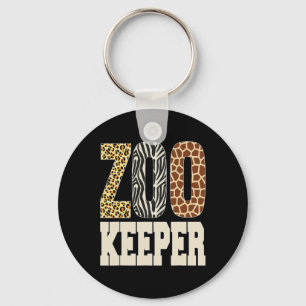 Porte-clés Zookeeper Animaux Zoo Wildlife Lover Safari Savann