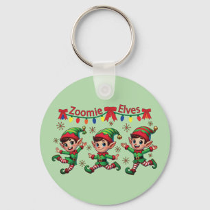 Porte-clés Zoomie Elves Noël