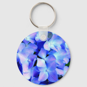Porte-clés Zorangées de Tanzanite, fleurs de magenta bleu vio
