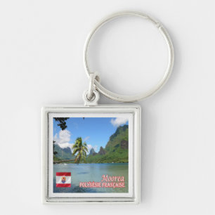 Porte-clés zPF013 COOK BAY, MOOREA, Polynésie française,