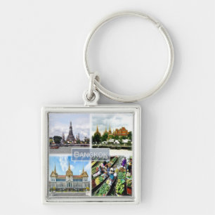 Porte-clés zTH009 collage of BANGKOK, Thailand, Asia,