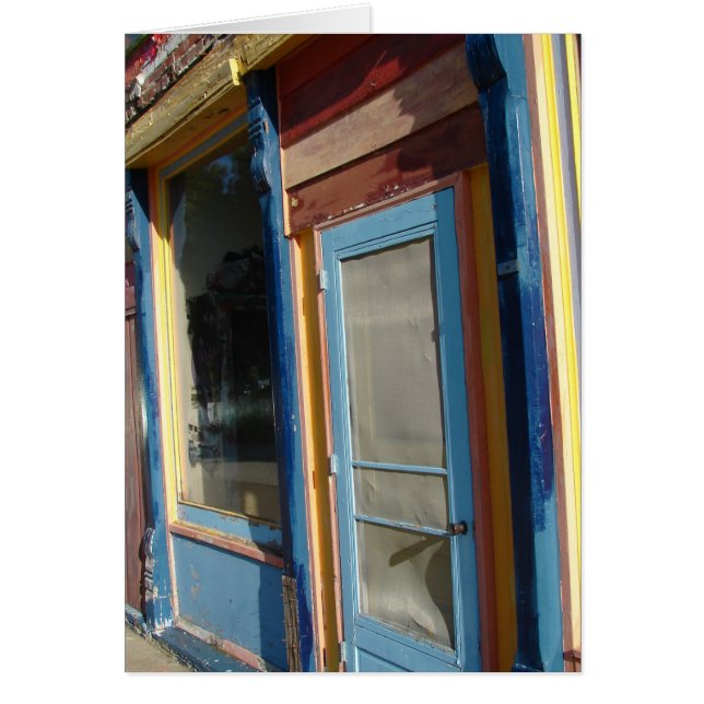 Porte Colorée en Décomposition (Devant)